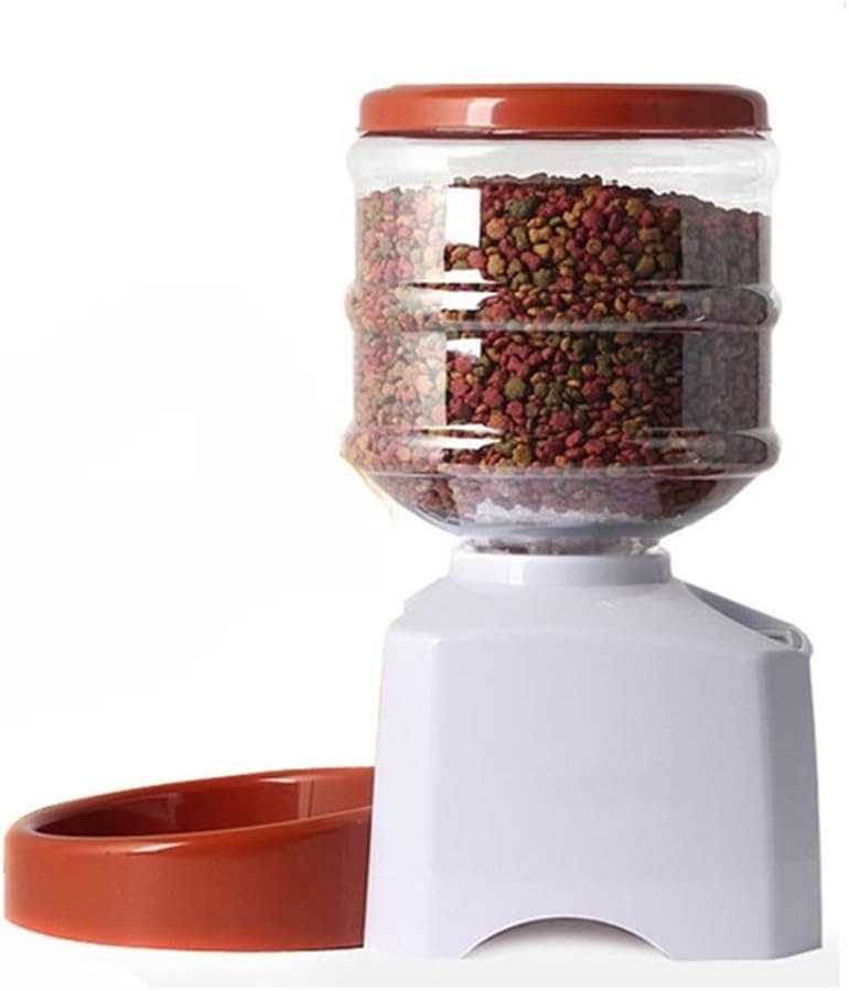 5.5L Automatic Pet Feeder Timer Food Dispenser Voice Record 3 Meals