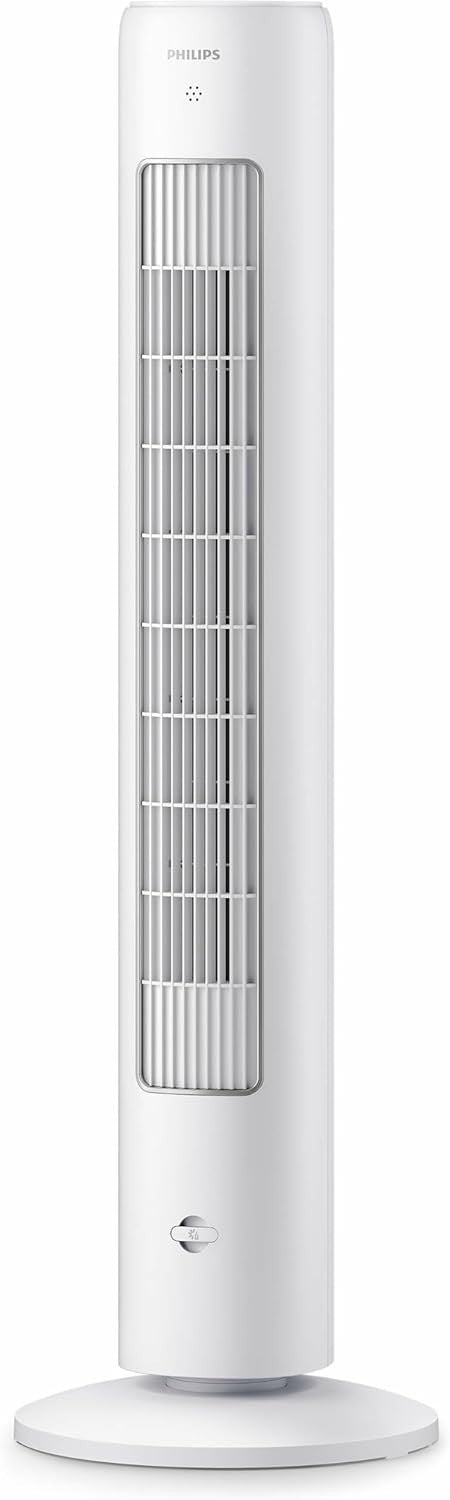 Smart Tower Fan – 3 Speed 2230m³/h Quiet 46dB Remote Control with Aroma Diffuser