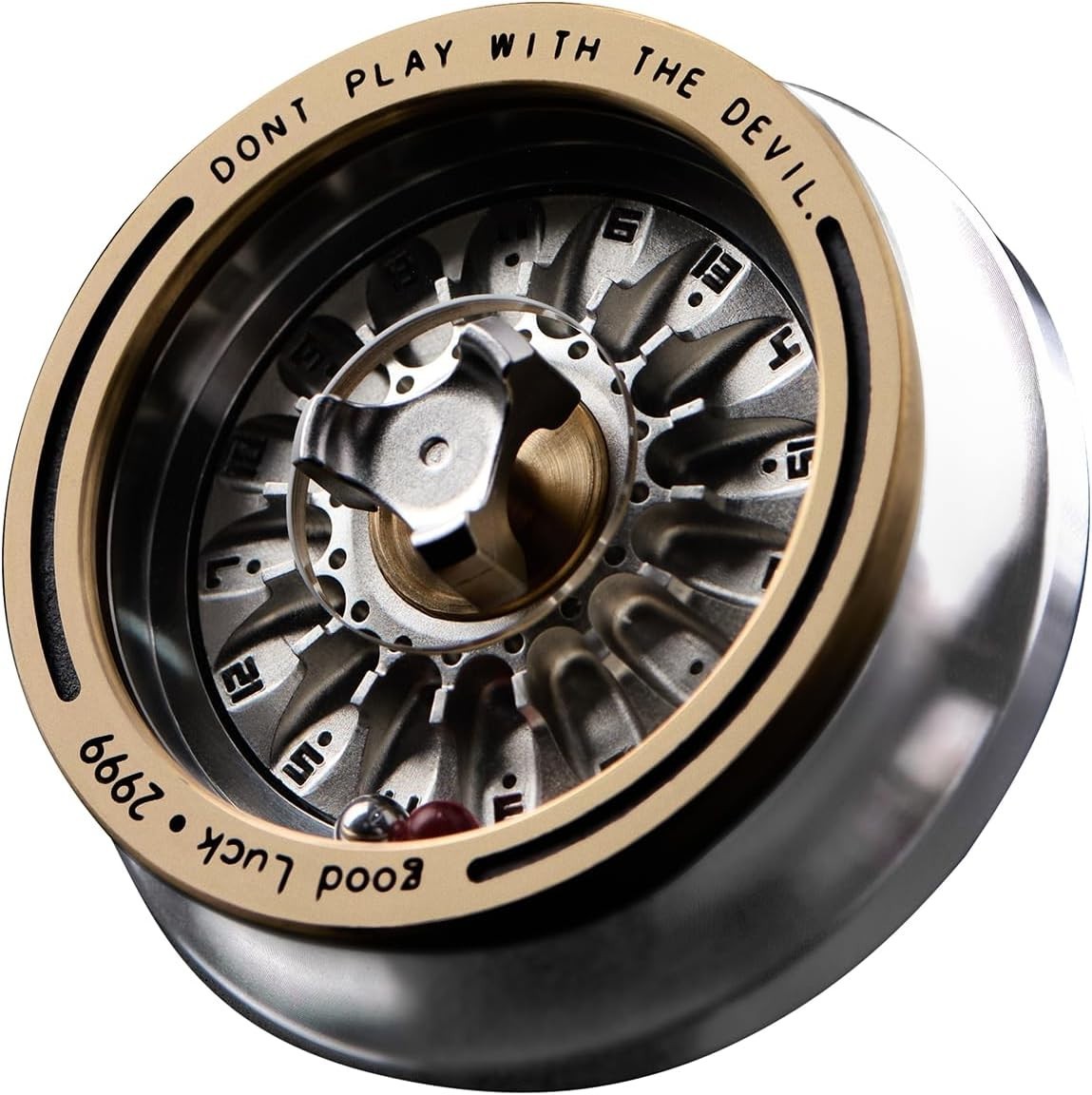 Black Character Metal Roulette Fidget Spinner EDC Stress Toy