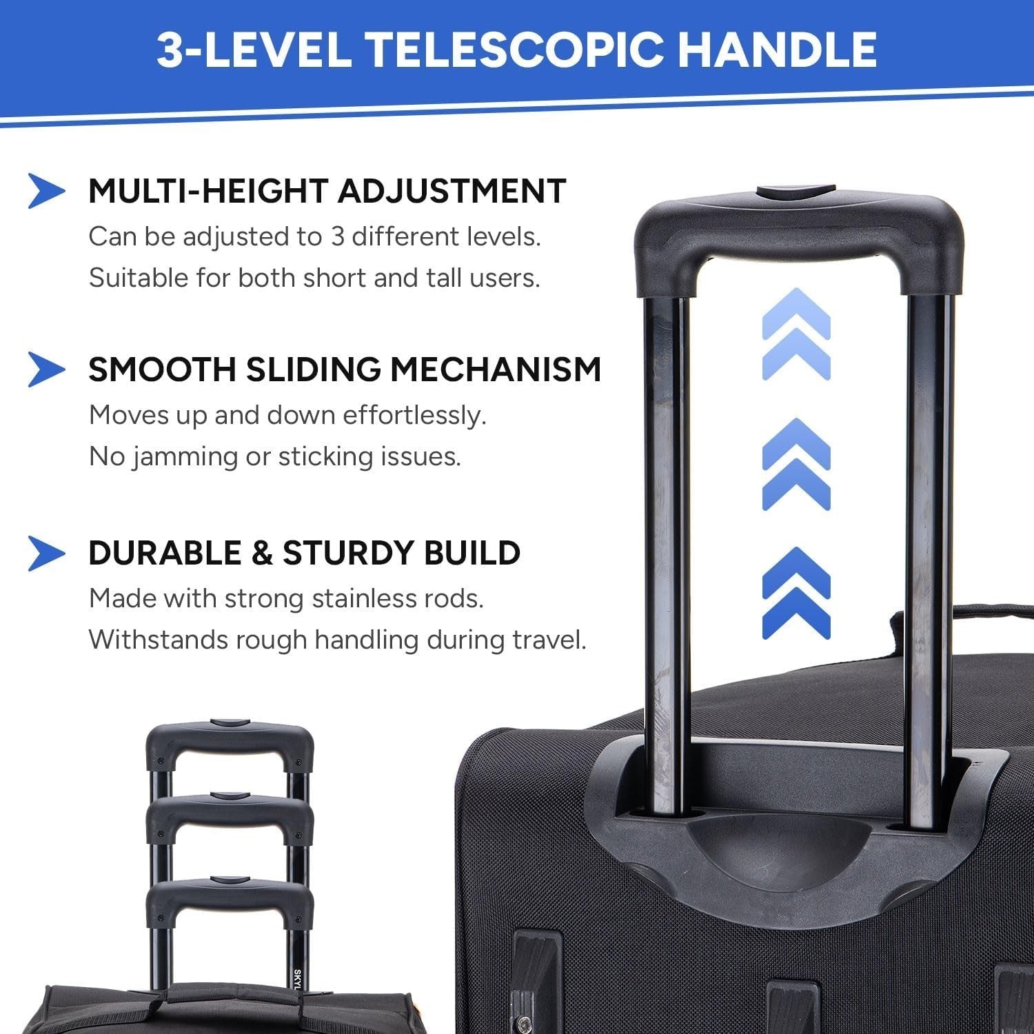 36” XL Extra Large Wheeled Duffle Bag Lightweight Travel Holdall 155L