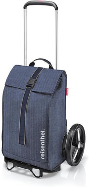 Foldable Shopping Bag Trolley Large Compartment Wheels Telescopic Handle
