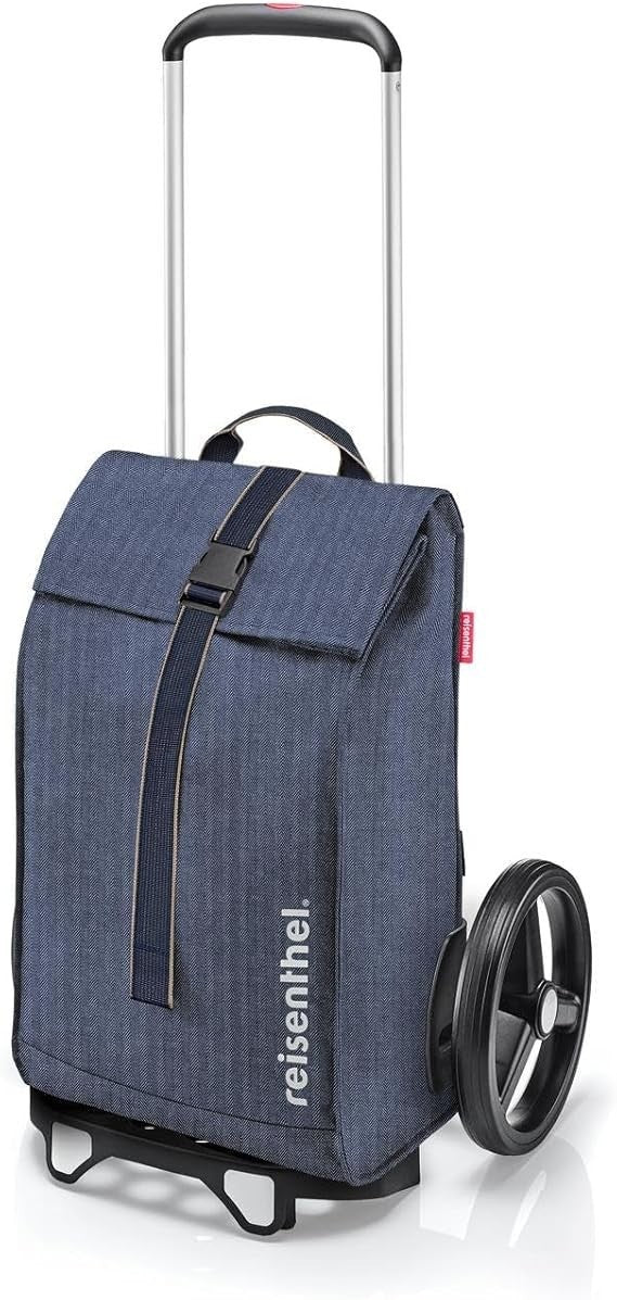 Foldable Shopping Bag Trolley Large Compartment Wheels Telescopic Handle