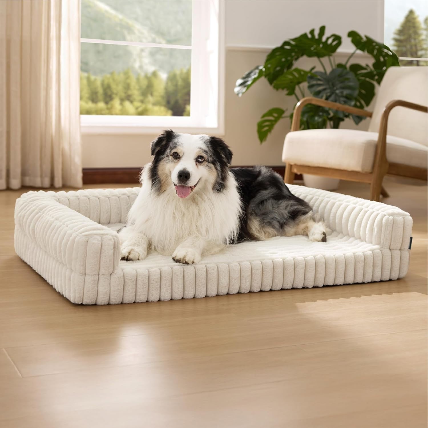 Waterproof Memory Foam Dog Sofa XL 106x76x18cm Non Slip