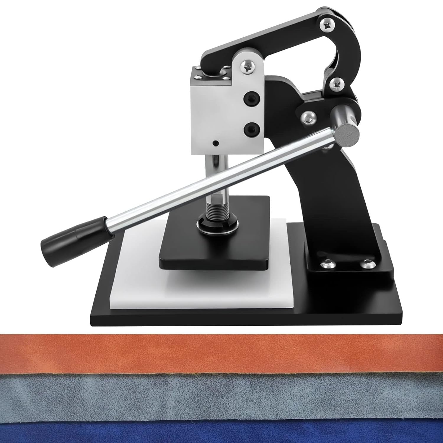 Manual Leather Cutting Machine Heavy Duty Die Cutter Embossing Press Tool