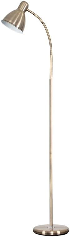 Antique Brass Adjustable Floor Lamp Reading Light Tall Standing Lamp