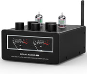 T6PRO Hybrid Tube Bluetooth Amplifier 2x300W VU Meter AUX RCA Preamp