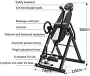 Adjustable Foldable Inversion Table for Back Pain Relief & Posture Support