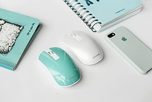 Rechargeable Wireless Mouse Silent Buttons USB Compact PC Laptop