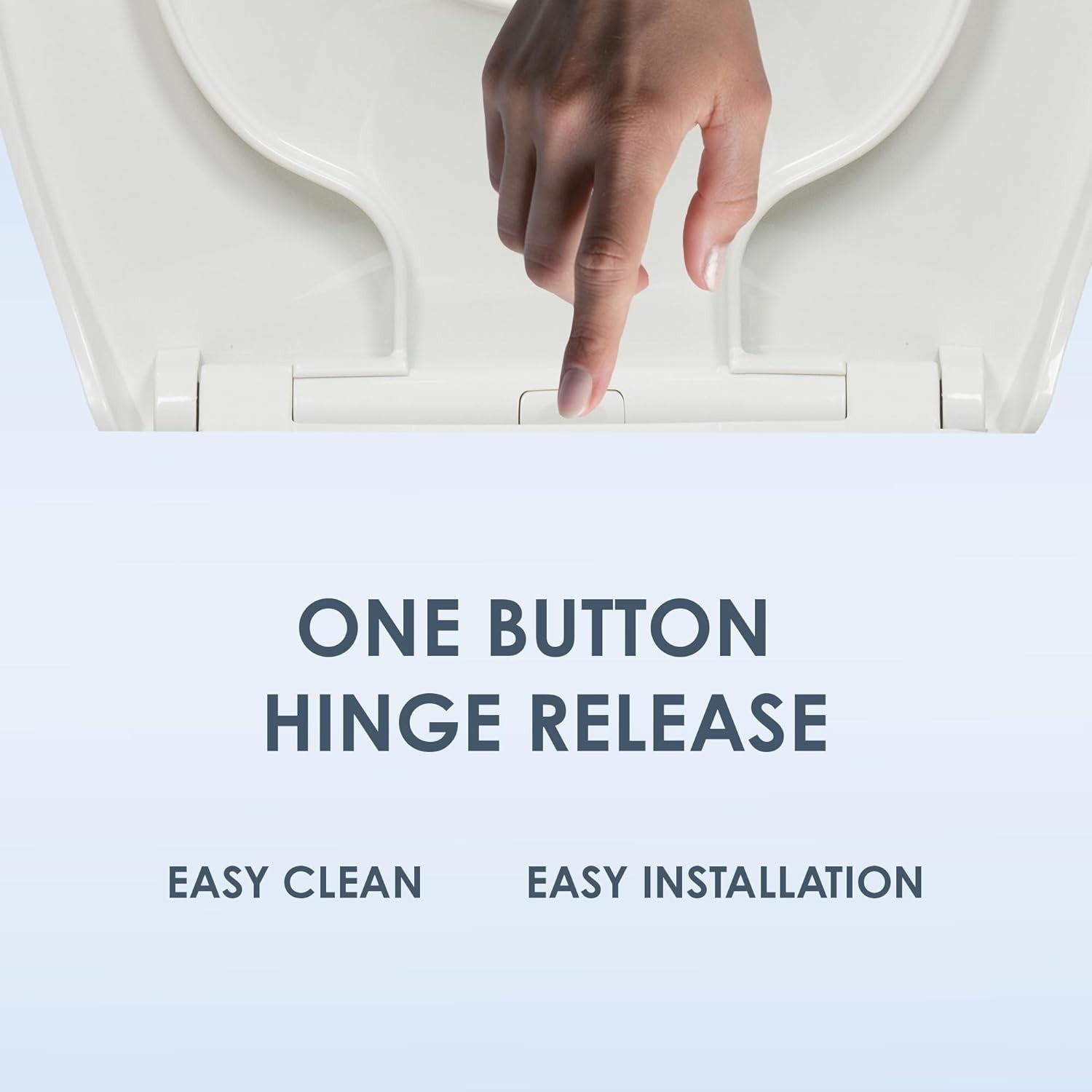 Family Toilet Seat Thermoplastic Child Insert Easy Clean Quick Release