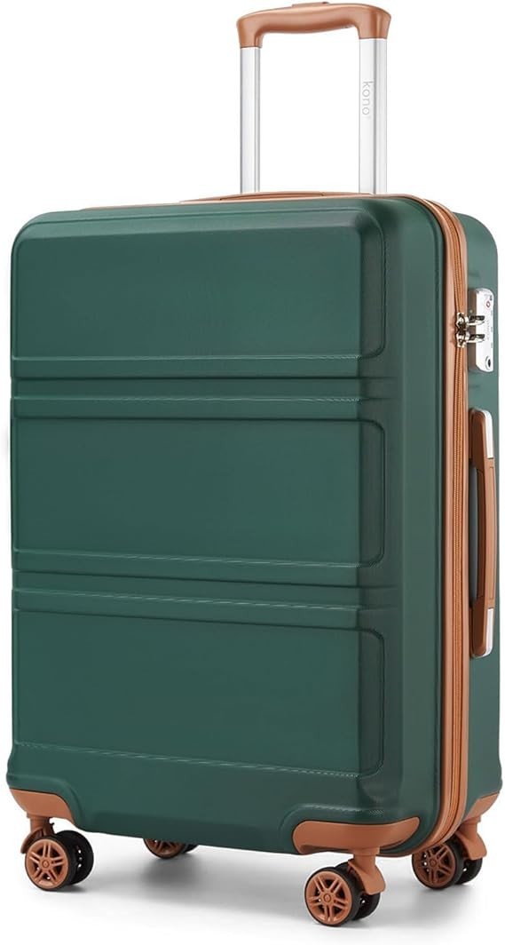 Holiday Check Suitcase 24” ABS+PC Spinner Case with TSA Lock