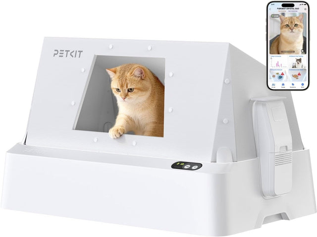Self Cleaning Cat Litter Box AI Camera Auto Cleaning Odor Control XL