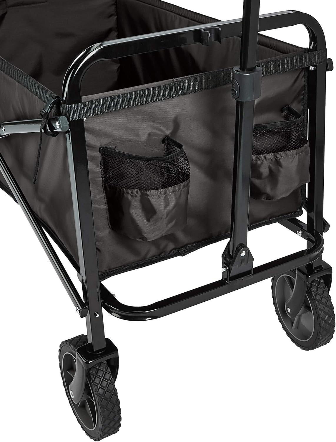 Heavy Duty Collapsible Garden Wagon Foldable Outdoor Camping Beach Trolley 120kg