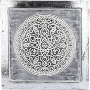 Mandala Wall Art Framed Carved Design 39x39cm Ready to Hang