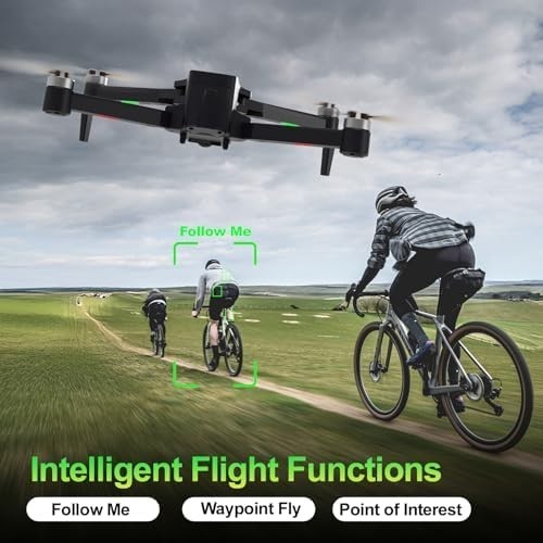 4K GPS Drone with Camera, Brushless Motor, Auto Return & Follow Me