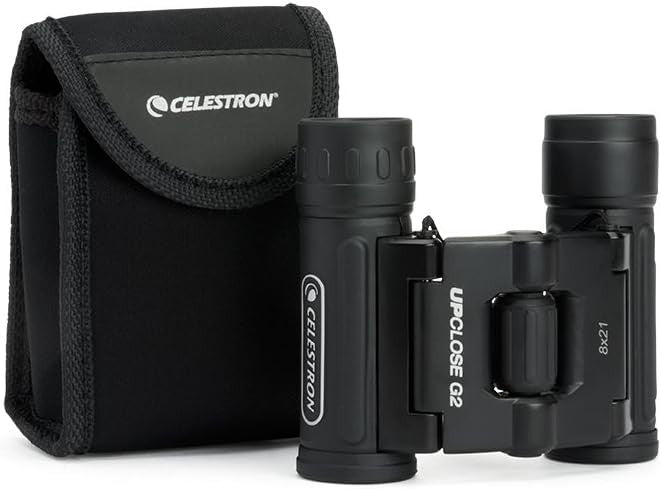 8x21 Compact Travel Binoculars Lightweight Folding HD Optics for Sports & Outdoo