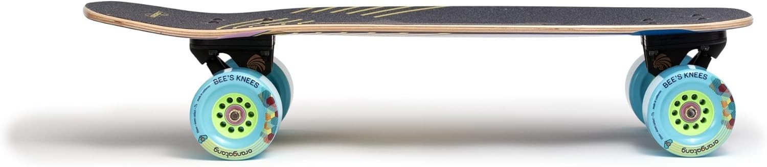 Mini Cruiser Longboard 27.75" × 9" Maple Wood Rumblebee Complete