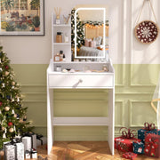White Lacquer Furniture Cabinet Storage Unit Modern Bedroom Living Room 40cm Dee