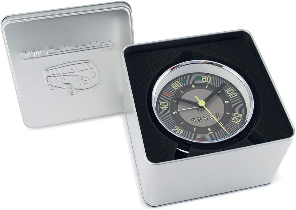 Retro Speedometer Alarm Clock Vintage Car Gauge Desk Clock Collectors
