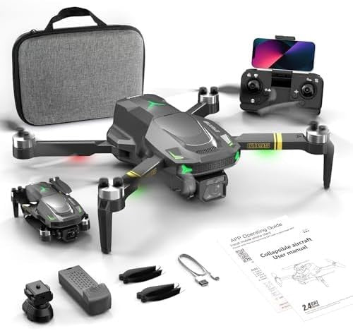 1080P HD Foldable Drone with Camera Altitude Hold 360 Flip Gesture Control Toy