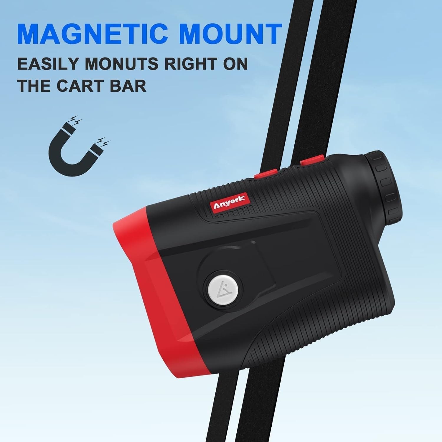 Golf Rangefinder 1500Y Slope Rechargeable Flag Lock Continuous Scan