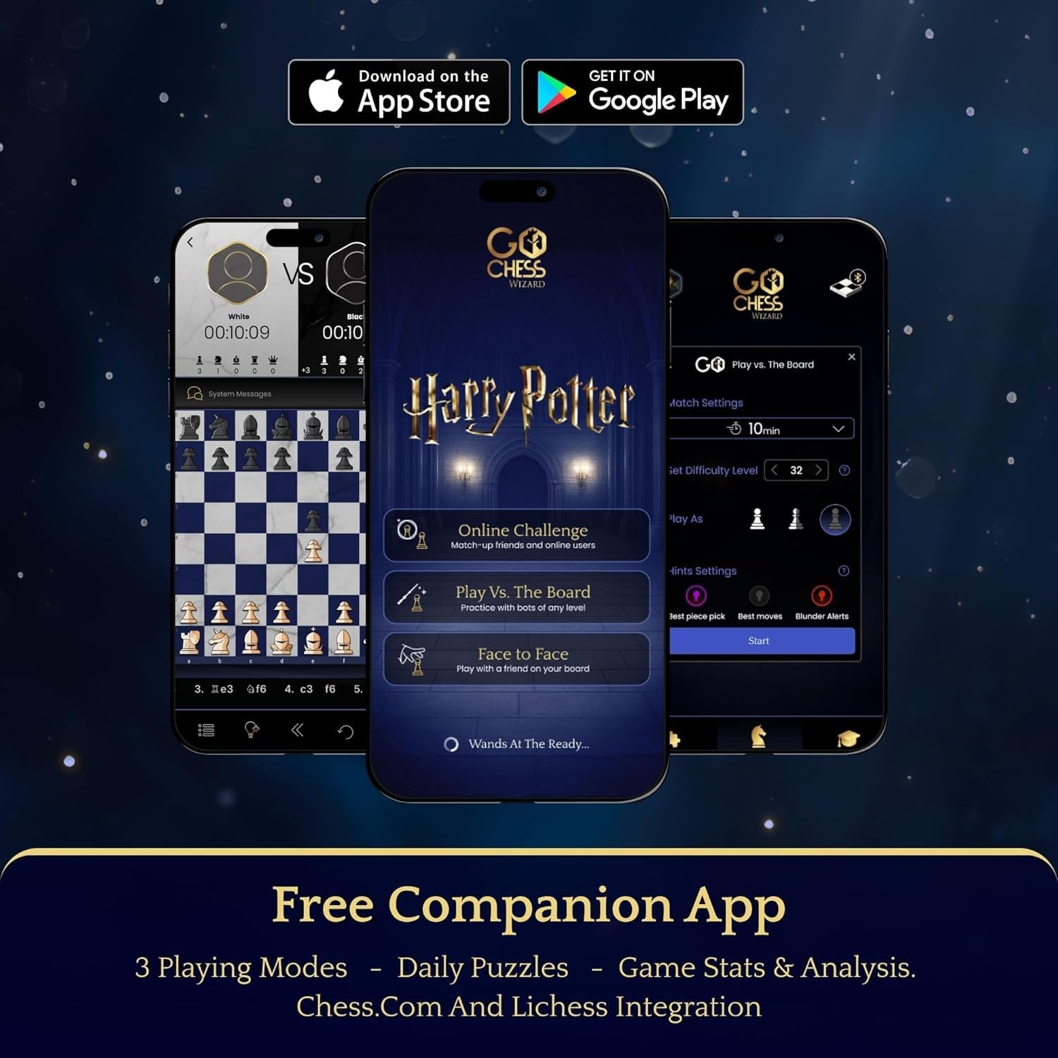Light-Up Electronic Wizard Chess Set | Smart AI Board Game | Adults & Kids Gift