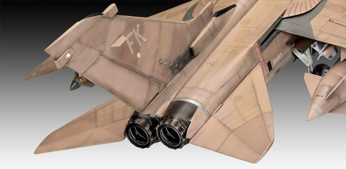 Gulf War Tornado GR.1 1:32 Scale Unassembled Plastic Model Kit Military