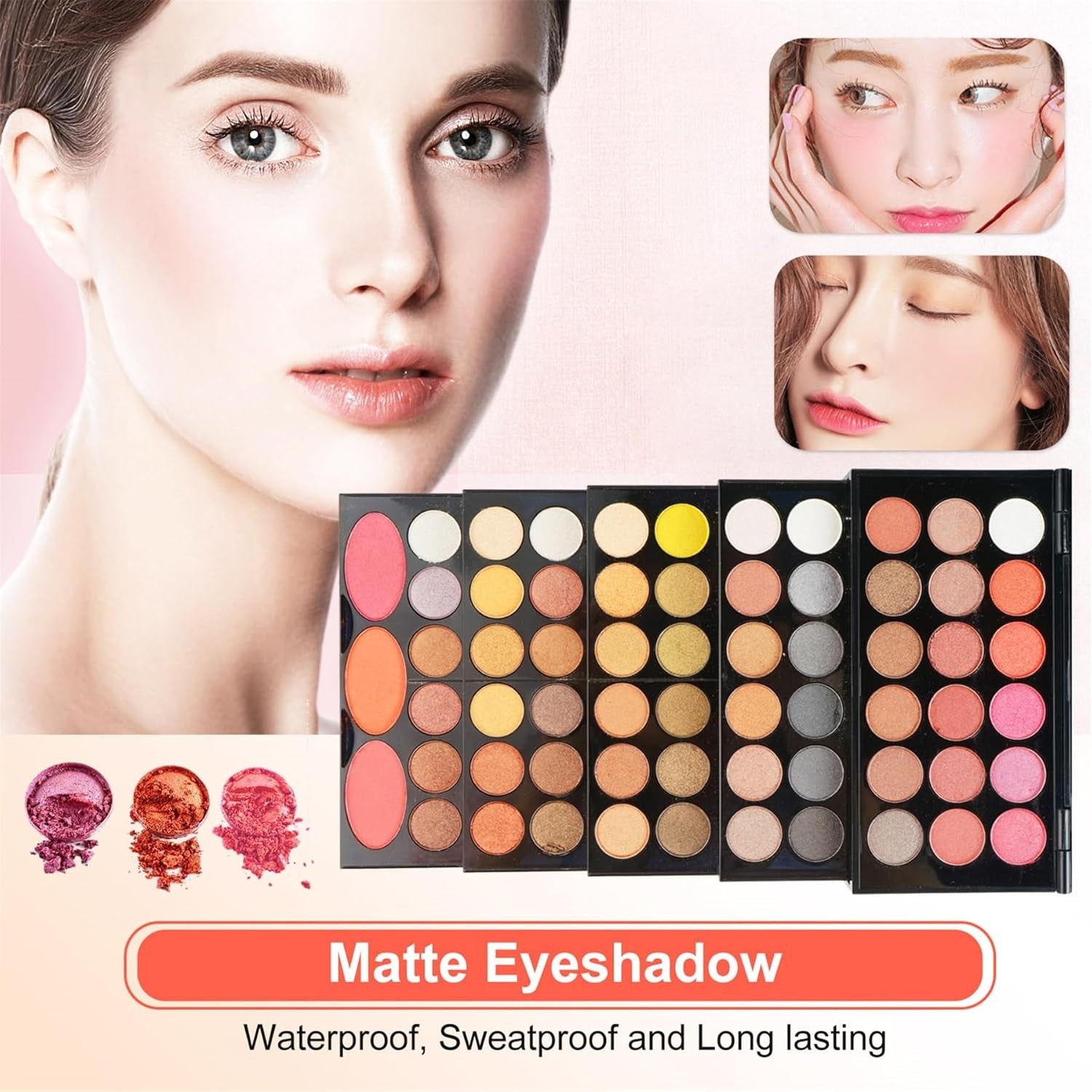 All In One Makeup Set Gift Travel Kit Matte Eyeshadow