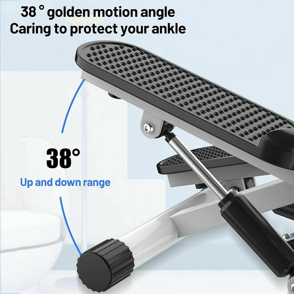 Mini Stepper Exercise Machine LCD Display Anti Slip Pedals Compact Home Cardio