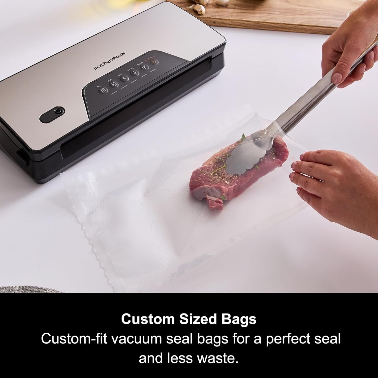Fast Vacuum Sealer Machine - 5 Modes, USB Recharge, Built-in Cutter, Compact