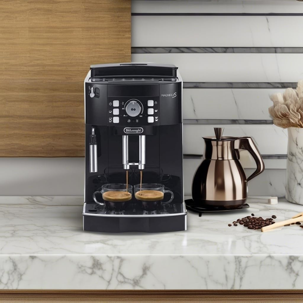 Automatic Bean-to-Cup Coffee Machine 1.8L Silent Grinder 15-Bar Steam Wand 1450W