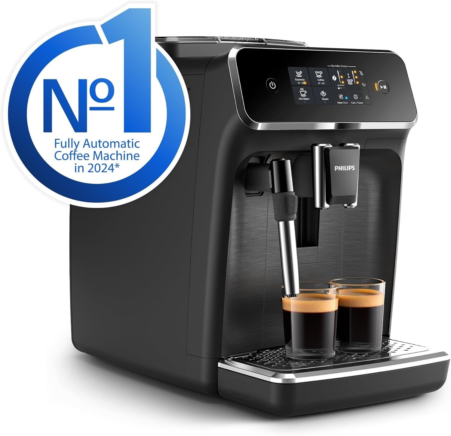 Automatic Bean to Cup Coffee Machine | Classic Milk Frother | 1500W Espresso