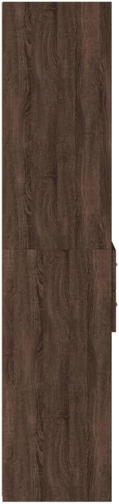 Modern Brown Oak Storage Cabinet 45x42.5x185cm – Durable & Moisture Resistant