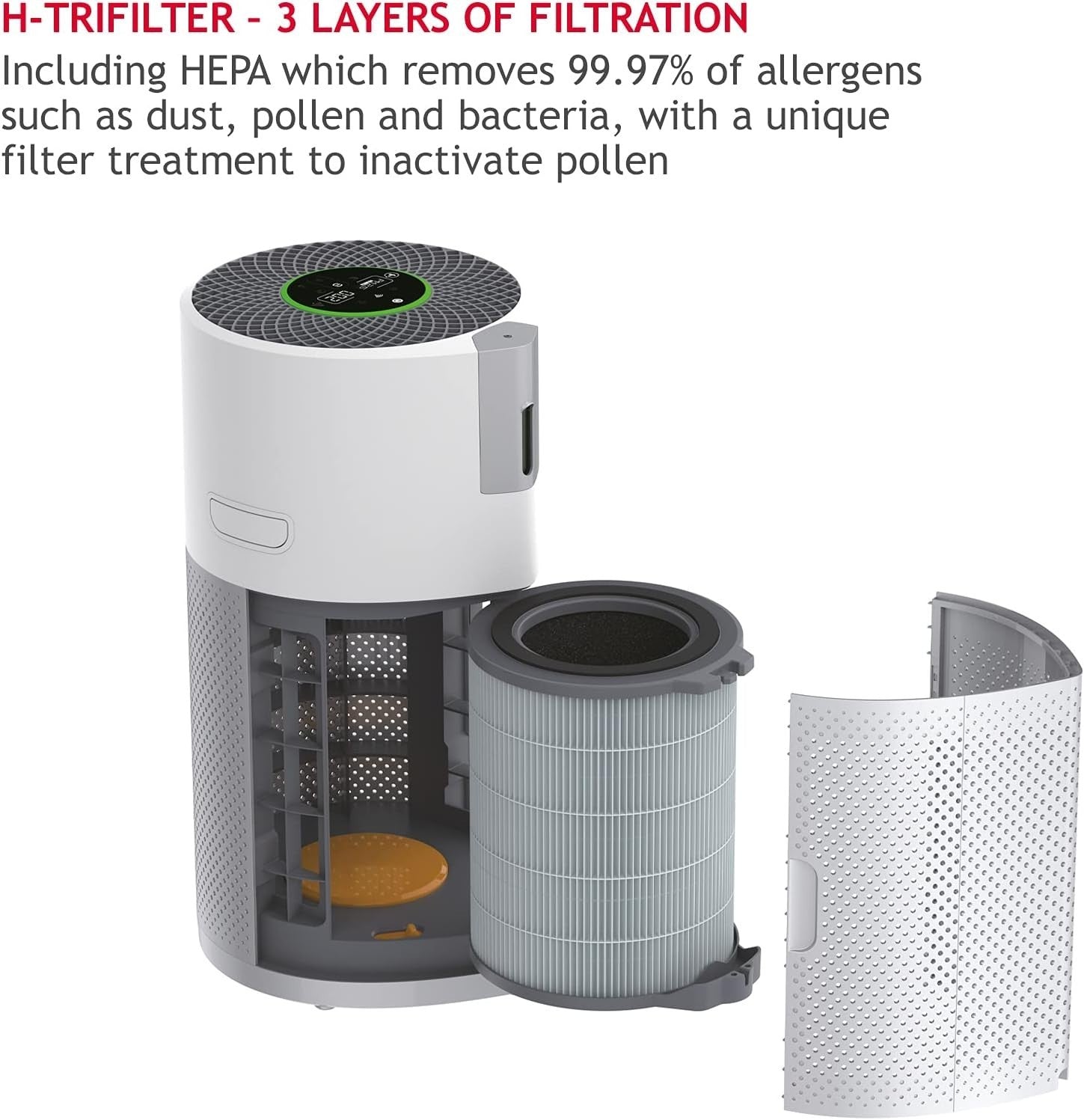 HEPA Air Purifier Diffuser 99.97% Allergy Pollen Fast Clean Quiet Sleep