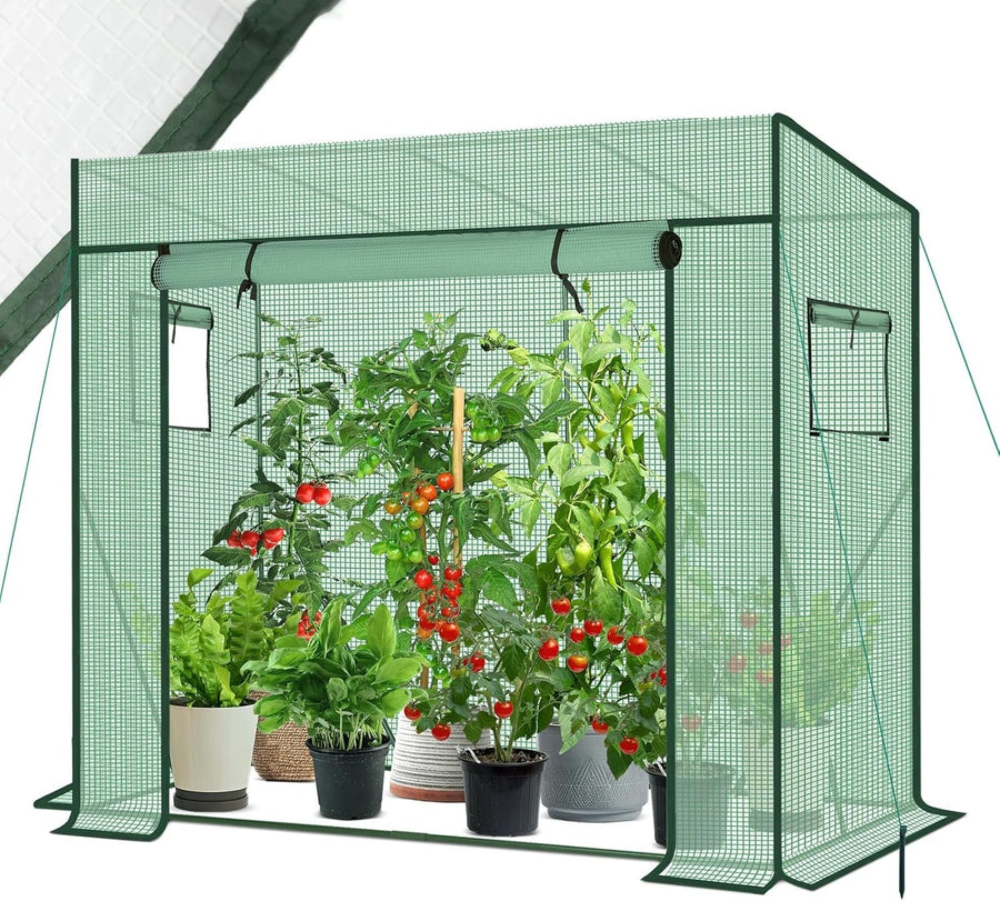 XL Tomato Greenhouse Tent 200x170x150cm Waterproof PE Frame Garden House