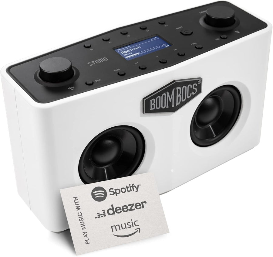 WiFi Internet Radio Bluetooth Speaker FM Alarm, 15H Battery