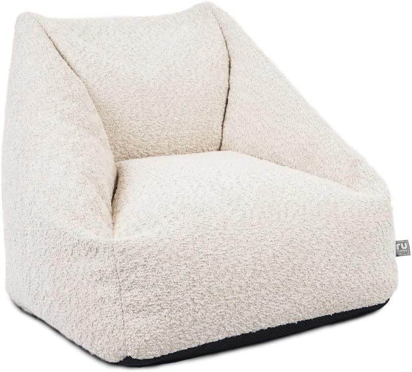 Kids Boucle Bean Bag Chair Soft Armchair Seat Washable Cover Toddler Room