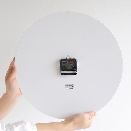 Silent Quartz Wall Clock 12" Modern White Black Roman Numerals Home