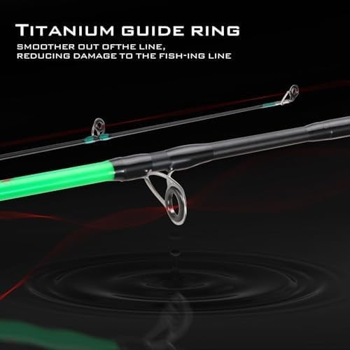 2-Piece Travel Fishing Rod Combo – Ultralight Spinning Reel & Cork Handle