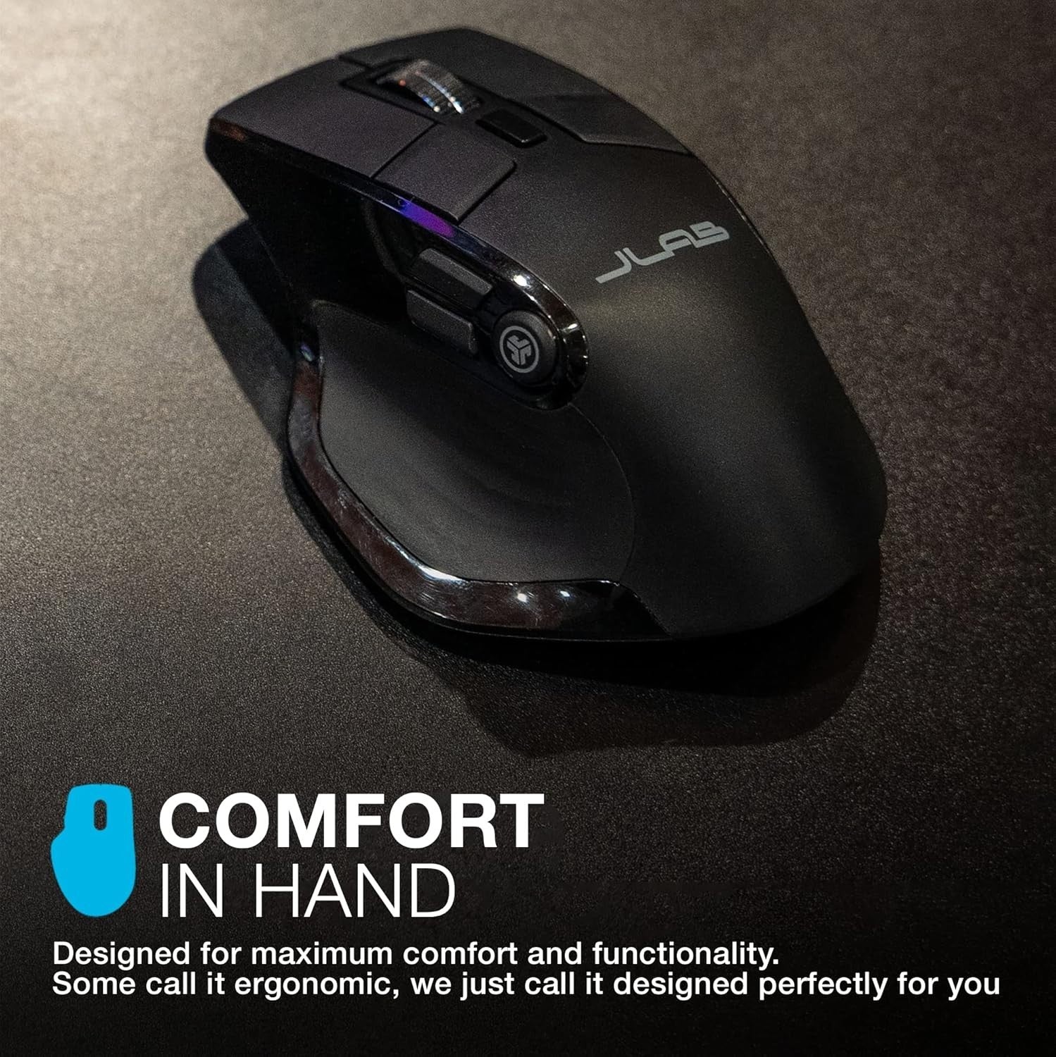 Ergonomic Bluetooth Mouse OLED Display Tri-Mode Wireless Rechargeable