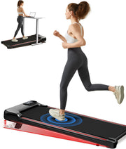 Under Desk Walking Treadmill 9% Incline Portable Electric Home Gym