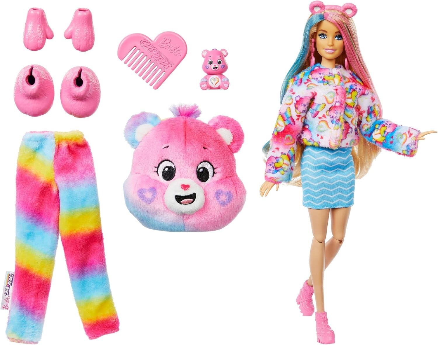 Surprise Plush Costume Doll Set Color Change Mini Bear Accessories
