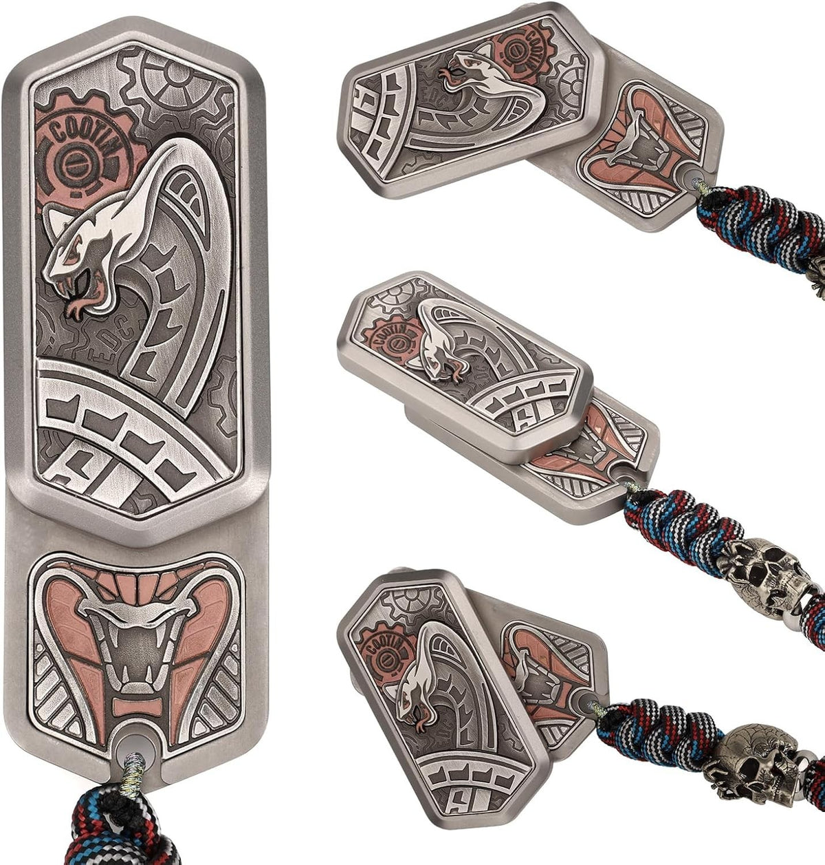 Stainless Steel Fidget Slider Smooth Stress Relief Desk EDC Toy