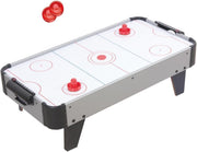 Electric Tabletop Air Hockey Game Plug In Arcade Style Kids Fun