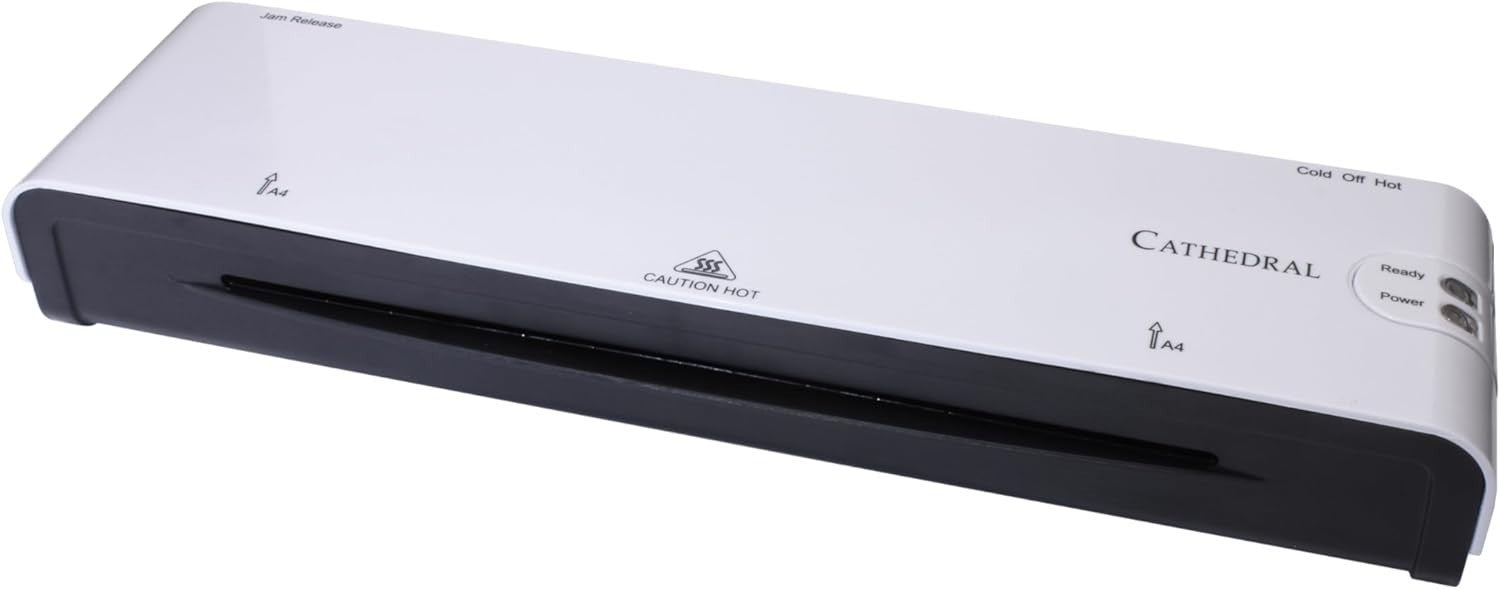 A4 Laminator Heavy Duty Fast Start Jam Release 250 Mic White