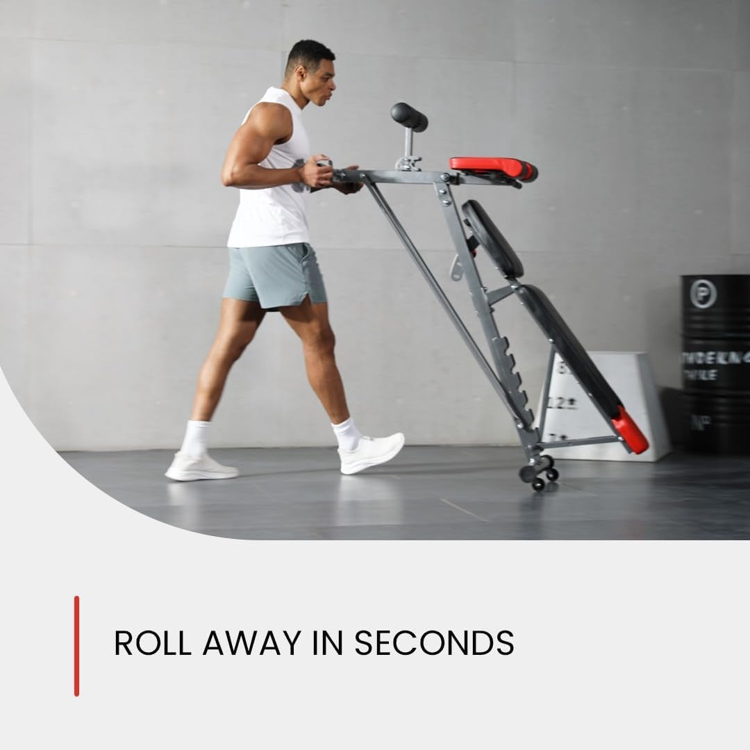 Multi-Functional FID Gym Bench Roman Chair Hyperextension Home Workout
