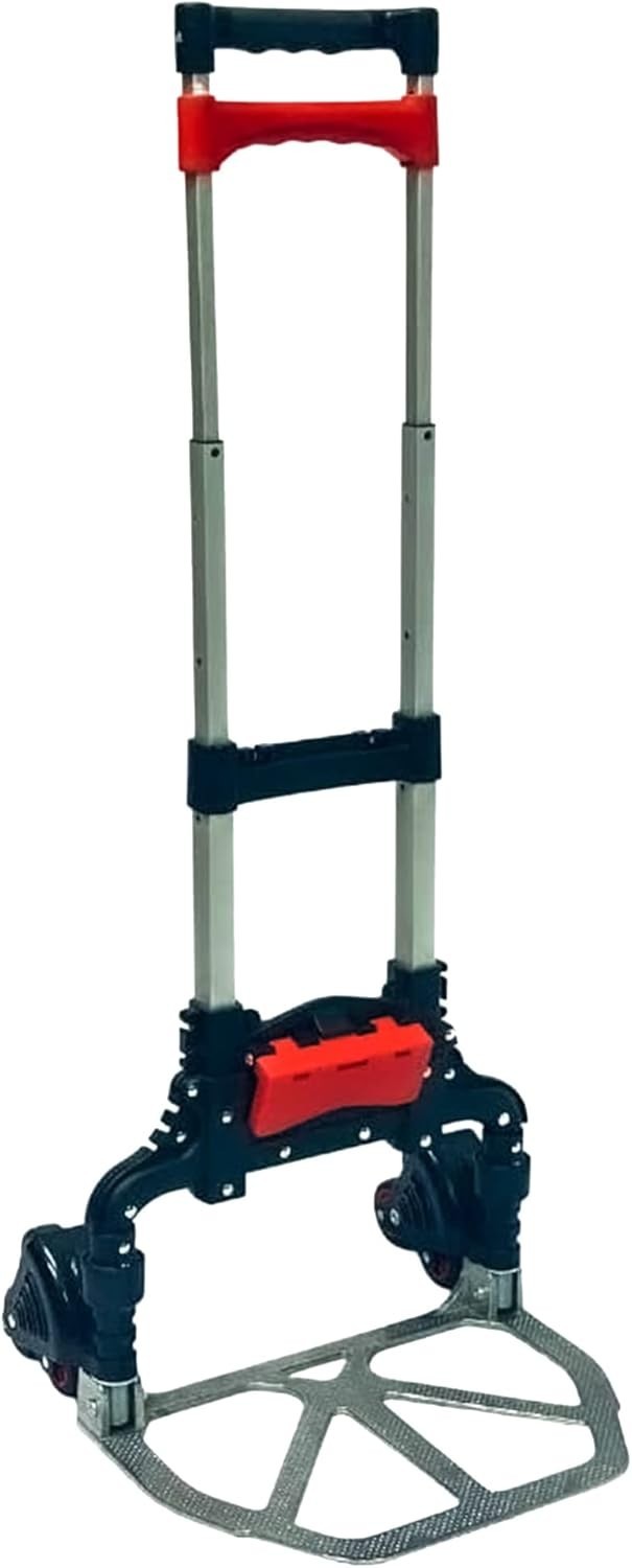 Stair Climbing Folding Hand Truck 6 Wheel Aluminum Dolly 150lb Cart