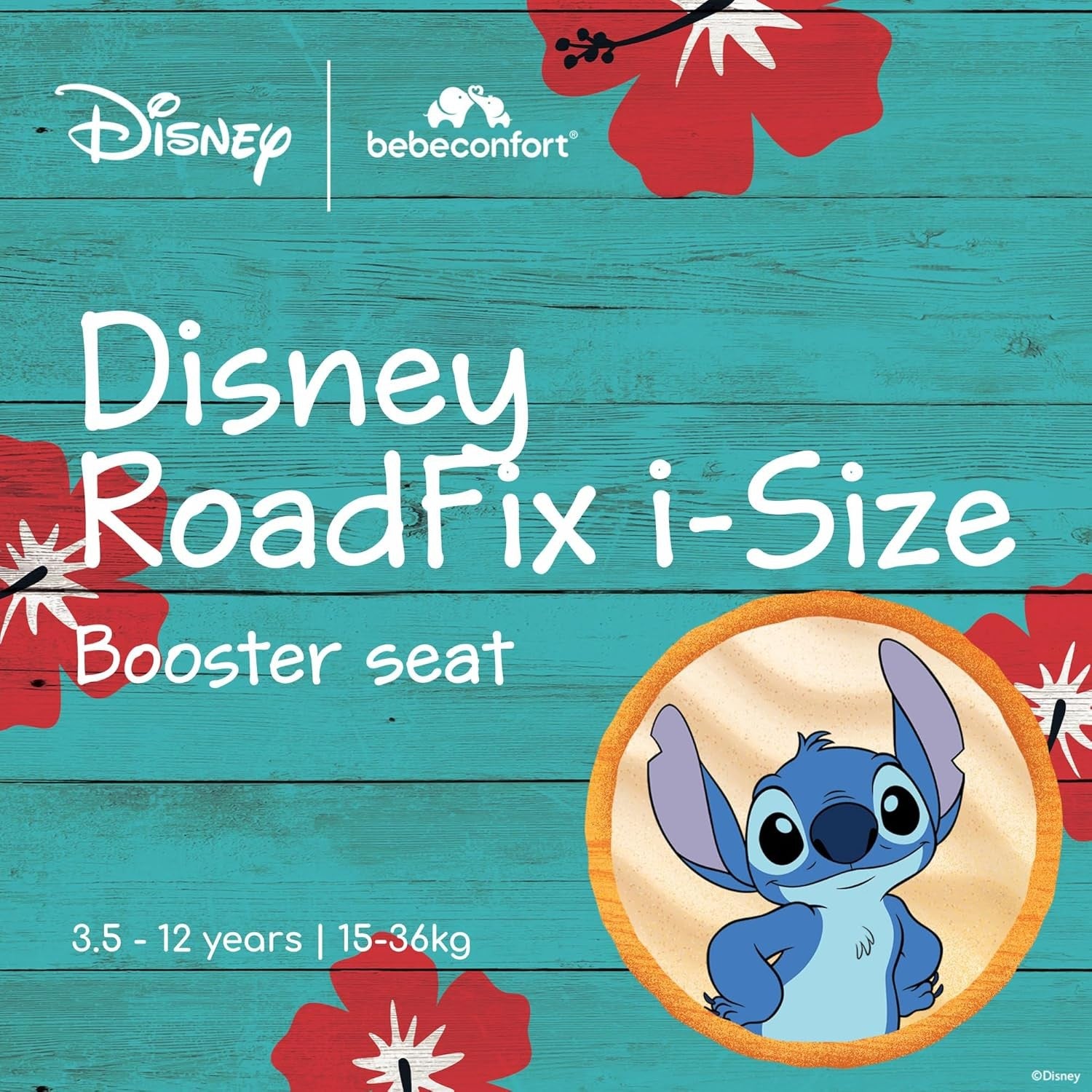 i-Size High Back Booster Seat 3–12 Years Foldable Lightweight 100–150cm