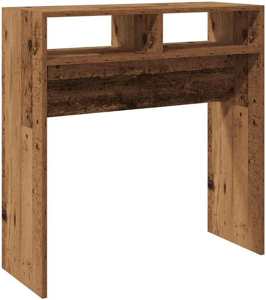 Modern Rectangular Engineered Wood Console Table, 78x30x80 cm, Space Saver