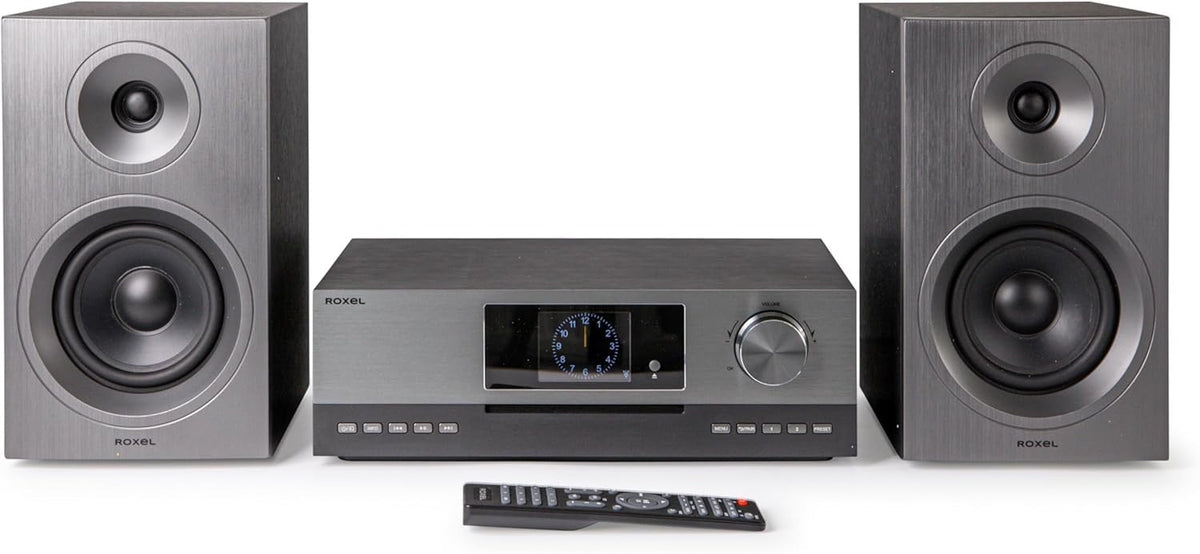 100W WiFi HiFi Stereo System | CD Player Bluetooth DAB+ Radio | HDMI USB AUX