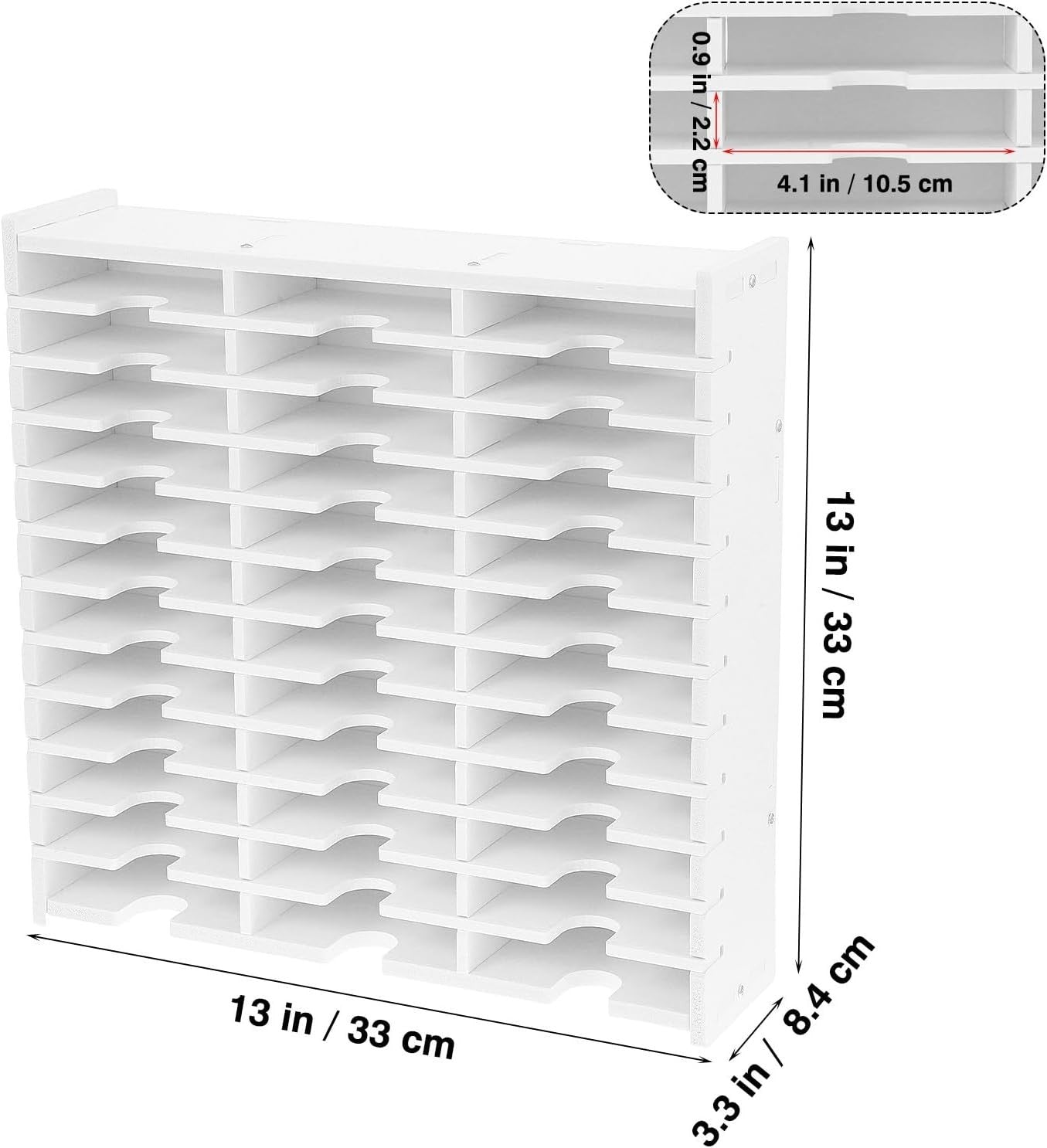 Portable CD DVD Storage Case Disc Organizer Box Scratch Resistant White